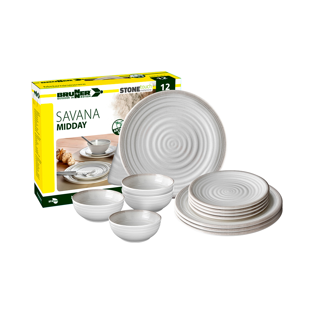 Set Di Stoviglie Midday Savana Stoviglie Outdoor Solandata