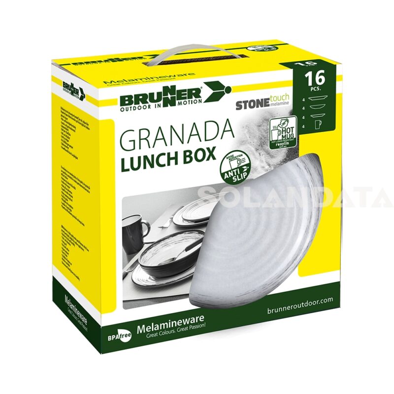 Set Di Stoviglie Lunch Box Granada Stoviglie Outdoor Solandata 3