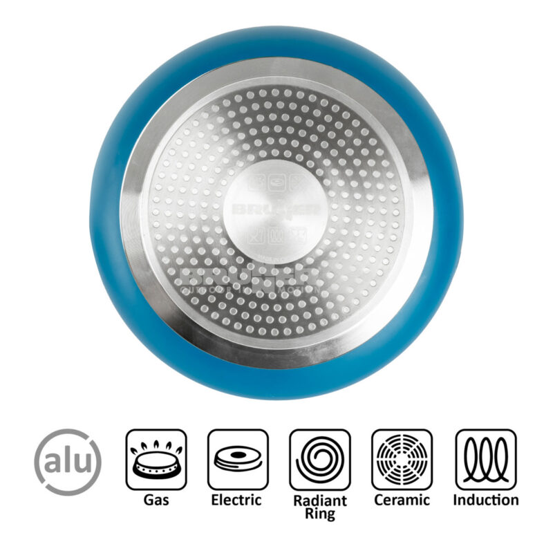 Set Di Pentole Carezza Magnet 7Pz Ø 20/22/24 Cm Pentole Solandata 7