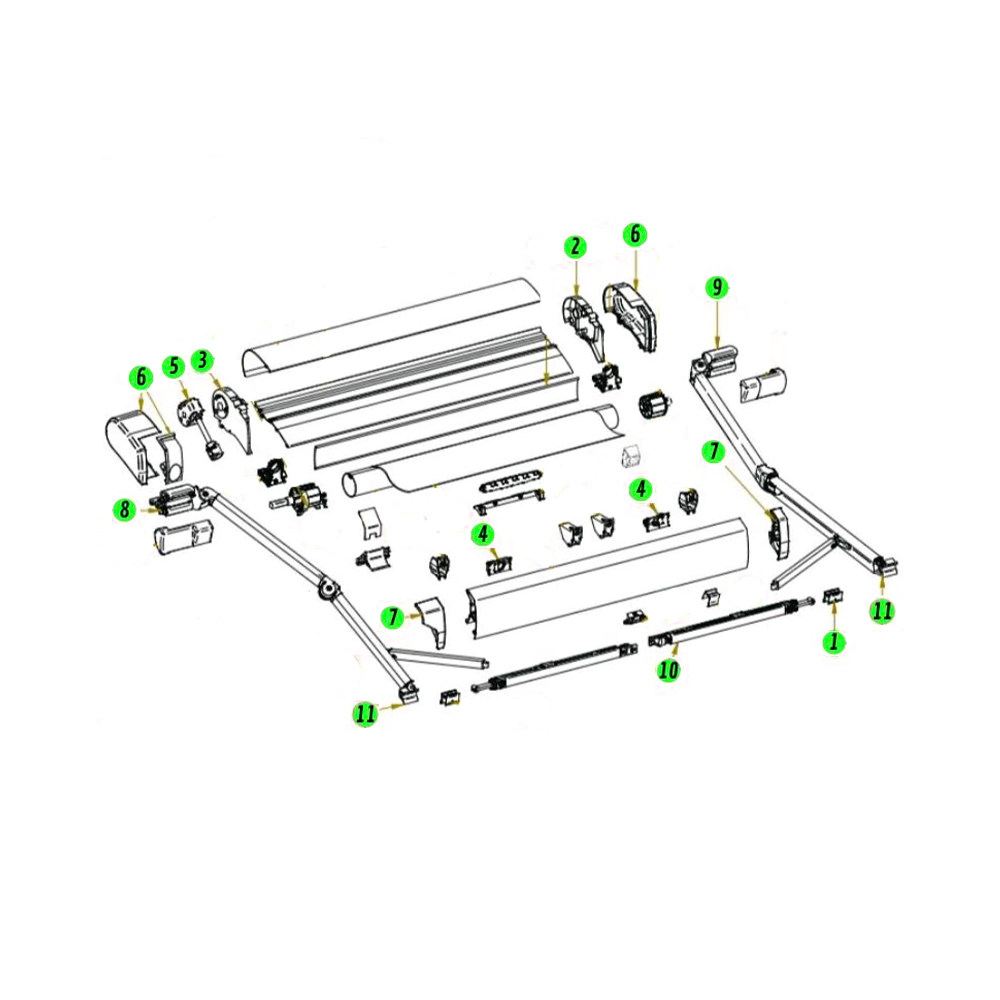 Ricambi Thule 9200 Ricambi Solandata