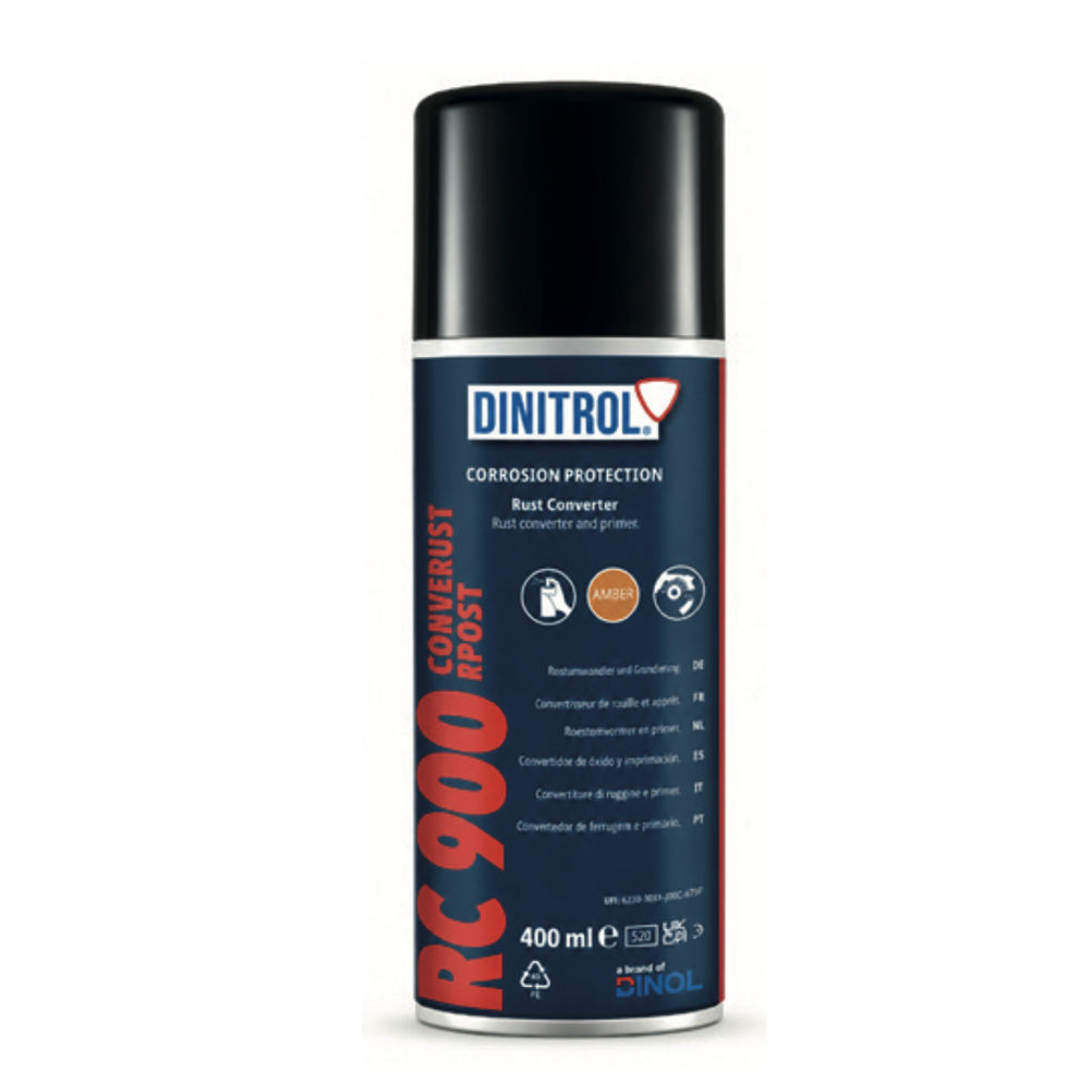 Convertitore di ruggine spray Dinitrol RC 900 400 ml Prodotti Per Manutenzione Solandata Convertitore di ruggine spray Dinitrol RC 900 400 ml Prodotti Per Manutenzione Solandata